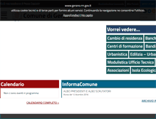 Tablet Screenshot of gerano.rm.gov.it