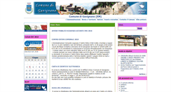 Desktop Screenshot of gavignano.rm.gov.it